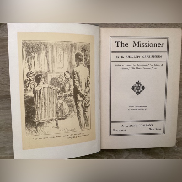 THE MISSIONER, 1909, E. Phillips Oppenheim VG+ - Picture 5 of 5